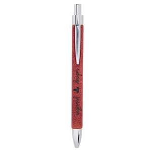 Rose Laserable Leatherette Pen