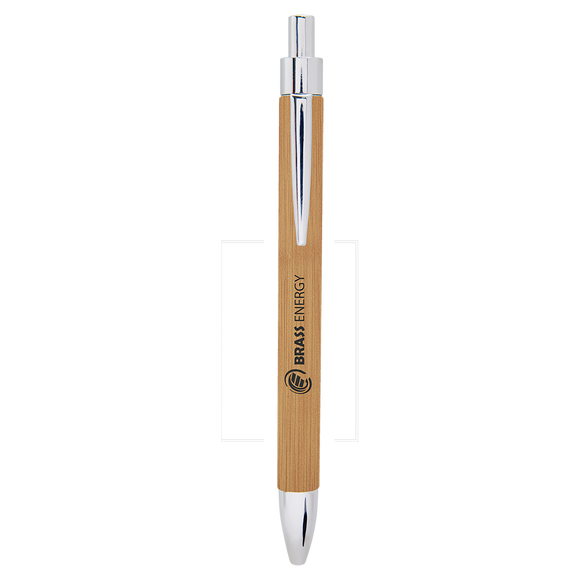 Bamboo Laserable Leatherette Pen