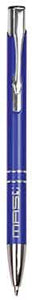 Blue with Silver Trim Laserable Pen