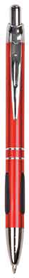 Red with Silver Trim Laserable Pen with Gripper