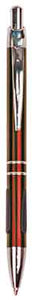 Burgundy with Silver Trim Laserable Pen with Gripper