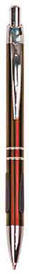 Burgundy with Silver Trim Laserable Pen with Gripper