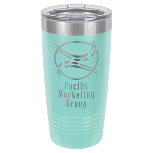 Polar Camel 20 oz. Teal Ringneck Vacuum Insulated Tumbler w/Clear Lid