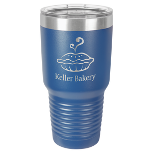 Polar Camel 30 oz. Royal Blue Ringneck Vacuum Insulated Tumbler w/Clear Lid
