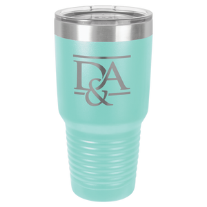 Polar Camel 30 oz. Teal Ringneck Vacuum Insulated Tumbler w/Clear Lid
