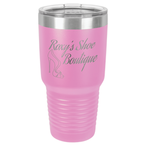 Polar Camel 30 oz. Light Purple Ringneck Vacuum Insulated Tumbler w/Clear Lid