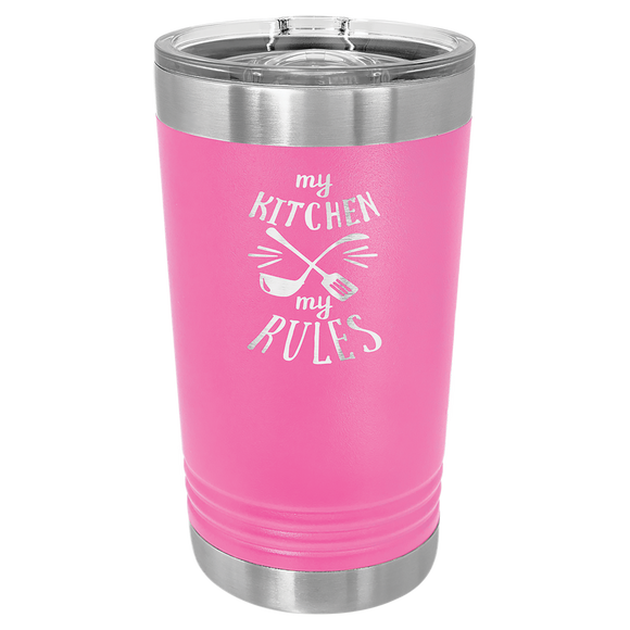 Pink 16 oz. Polar Camel Pint with Slider Lid