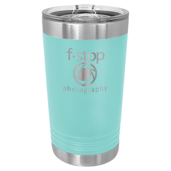 Teal 16 oz. Polar Camel Pint with Slider Lid