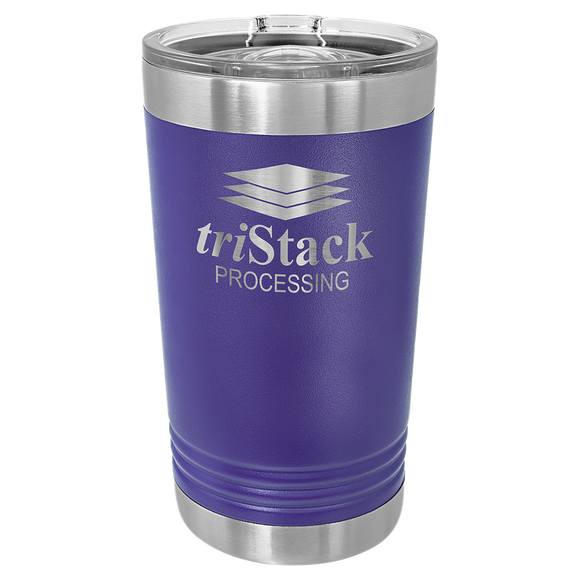 Purple 16 oz. Polar Camel Pint with Slider Lid