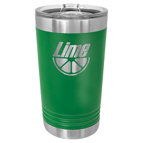 Green 16 oz. Polar Camel Pint with Slider Lid