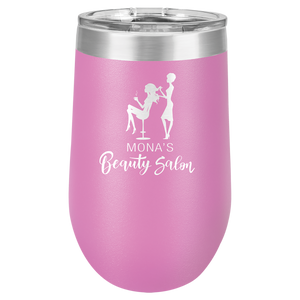 Polar Camel 16 oz. Light Purple Vacuum Insulated Stemless Tumbler w/Lid