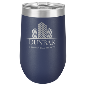 Polar Camel 16 oz. Navy Blue Vacuum Insulated Stemless Tumbler w/Lid