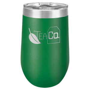 Polar Camel 16 oz. Green Vacuum Insulated Stemless Tumbler w/Lid