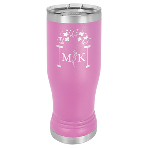Light Purple 14 oz. Polar Camel Pilsner w/Clear Lid
