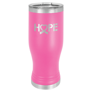 Pink 20 oz. Polar Camel Pilsner w/Clear Lid