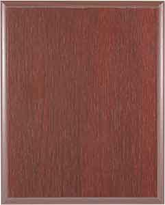 5" x 7" Mahogany Finish Plaque
