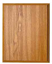 8" x 10" Oak Finish Plaque
