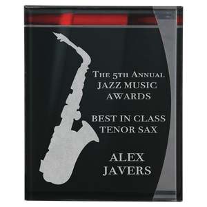 7 3/4" x 9 3/4" Lustre Acrylic Plaque with Hanger