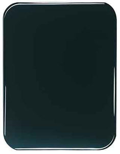 12" x 15" Black Piano Finish Round Corner Plaque