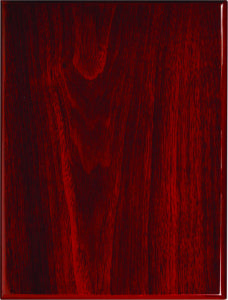 9" x 12" Rosewood Royal Piano Finish Plaque