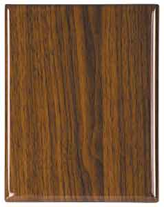 10 1/2" x 13" Walnut Piano Finish Plaque