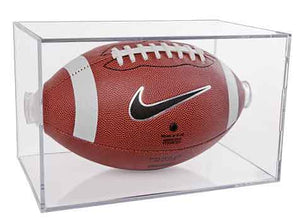 Clear Football BallQube Display Case