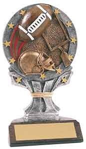 6 1/4" Football All Star Resin