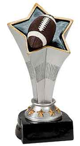 7" Football Rising Star Resin