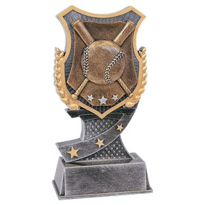 6" Baseball / Softball Shield Award