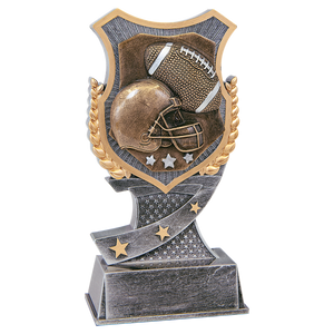 6" Football Shield Award