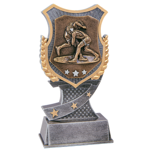 6" Wrestling Shield Award