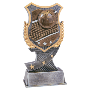 7" Volleyball Shield Award