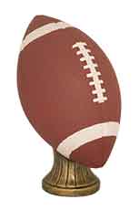 5 3/4" Color Football Resin