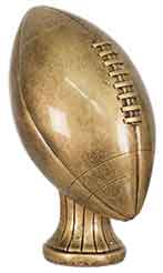 5 3/4" Antique Gold Football Resin