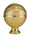 5 1/2" Gold Basketball Resin