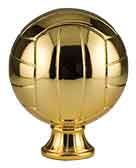5 1/2" Gold Volleyball Resin