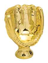 5" Gold Baseball/Softball Glove Resin