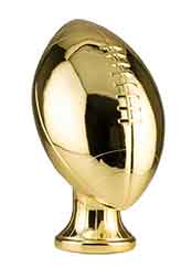 11" Gold Football Resin