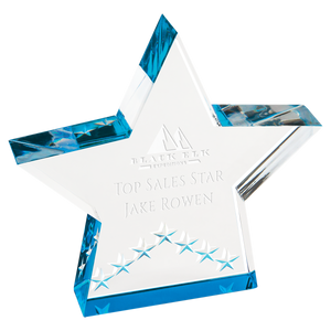 5" Blue Star Performer Acrylic