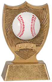 6" Baseball Sport Shield Award