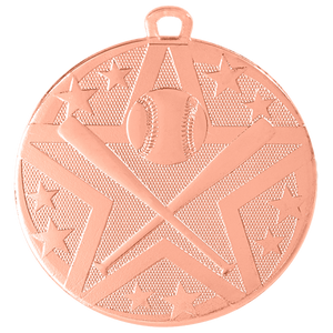 2" Bronze Superstar Baseball/Softball Medal