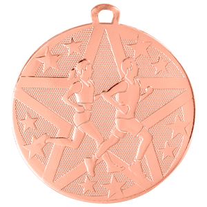 2" Bronze Superstar Cross Country Medal