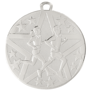 2" Silver Superstar Cross Country Medal
