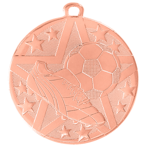 2" Bronze Superstar Soccer Medal