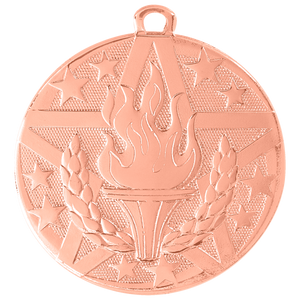 2" Bronze Superstar Torch Medal