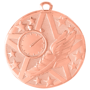 2" Bronze Superstar Track Medal