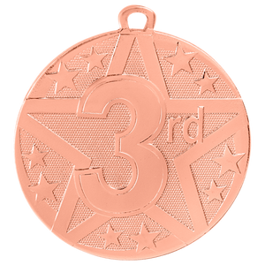 2" Bronze Superstar 3rd Place Medal