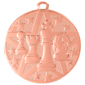 2" Bronze Superstar Chess Medal