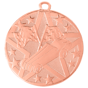 2" Bronze Superstar Pinewood Derby Medal