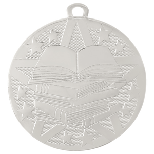 2" Silver Superstar Reading Medal